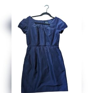 J. Crew sweet little blue dress size 4 in cotton and silk